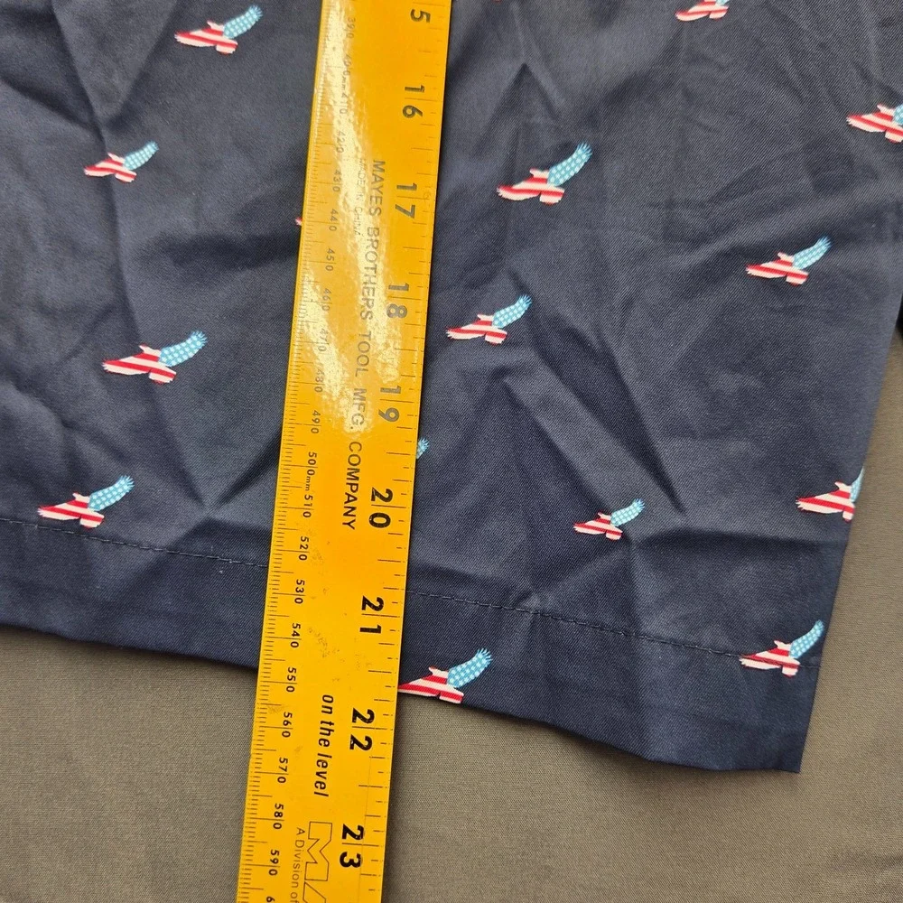 Walter Hagen Perfect 11 Golf Shorts Navy American Eagle Size 38 - Measured 37